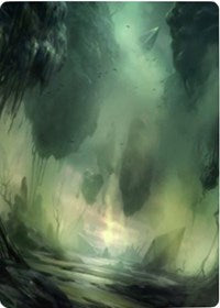Swamp 1 Art Card [Zendikar Rising Art Series] | Gamers Paradise