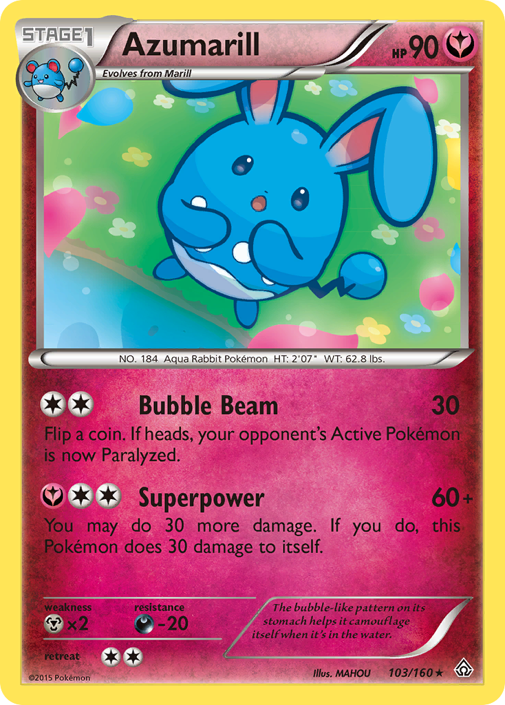 Azumarill (103/160) [XY: Primal Clash] | Gamers Paradise