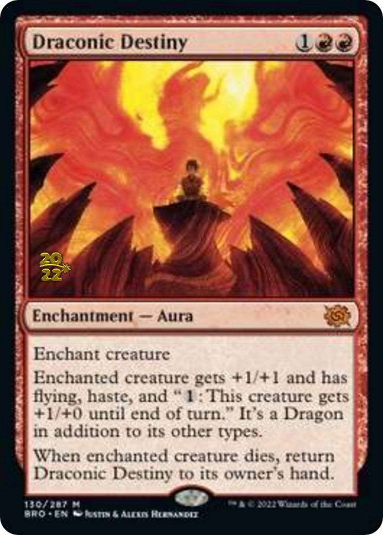 Draconic Destiny [The Brothers' War Prerelease Promos] | Gamers Paradise