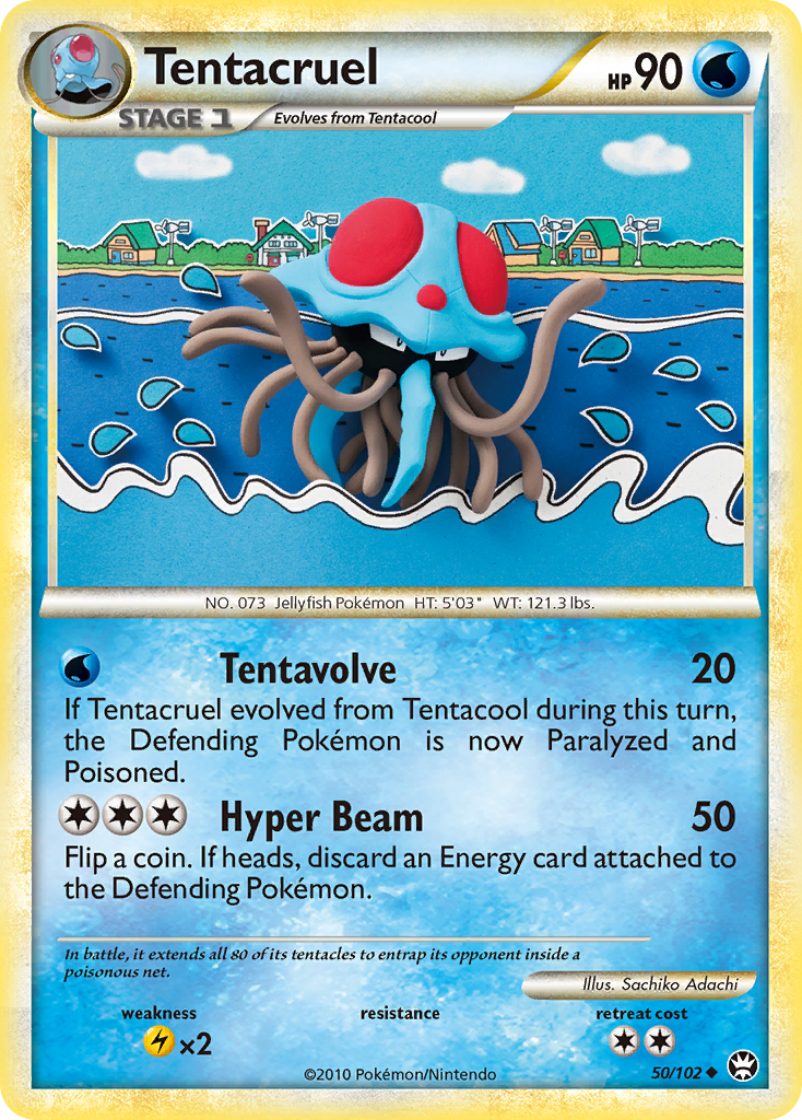 Tentacruel (50/102) [HeartGold & SoulSilver: Triumphant] | Gamers Paradise