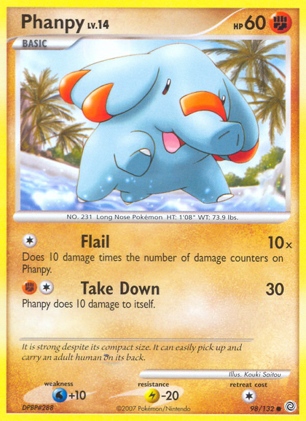 Phanpy (98/132) [Diamond & Pearl: Secret Wonders] | Gamers Paradise