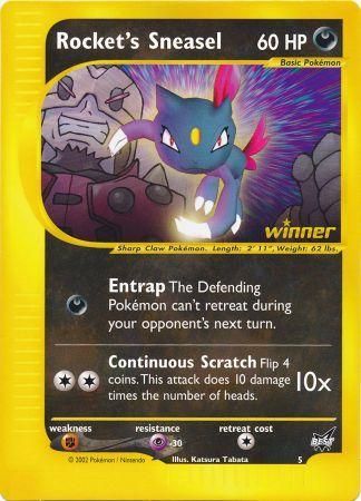 Rocket's Sneasel (5) (Jumbo Card) [Best of Promos] | Gamers Paradise