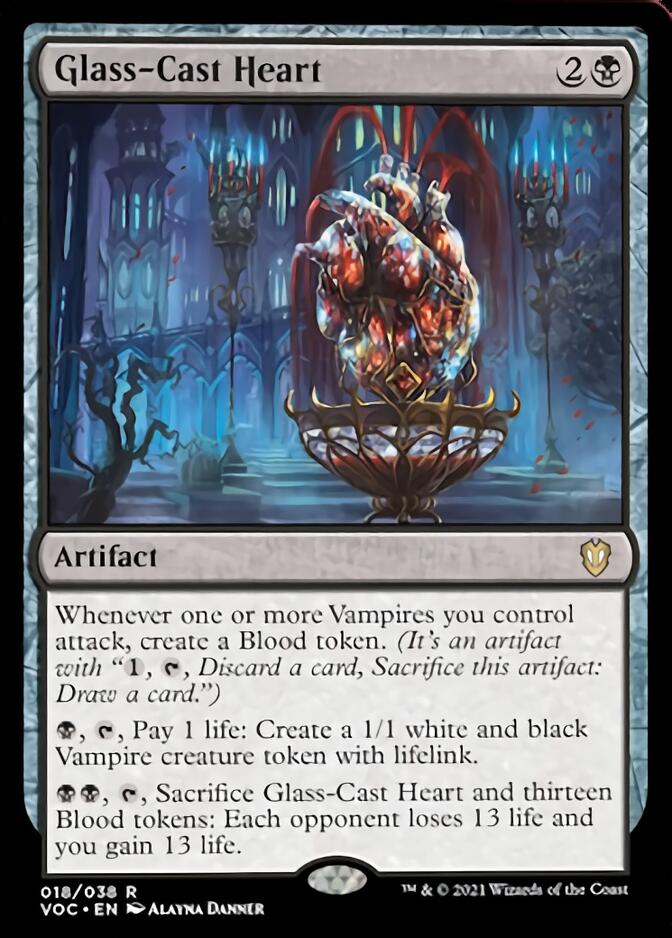 Glass-Cast Heart [Innistrad: Crimson Vow Commander] | Gamers Paradise