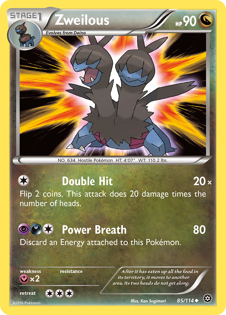 Zweilous (85/114) [XY: Steam Siege] | Gamers Paradise