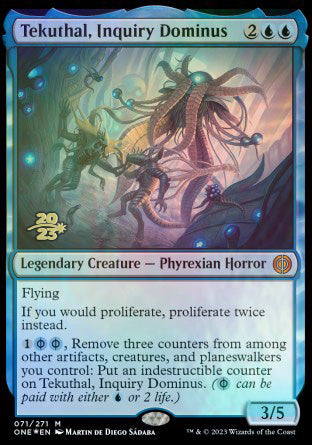 Tekuthal, Inquiry Dominus [Phyrexia: All Will Be One Prerelease Promos] | Gamers Paradise