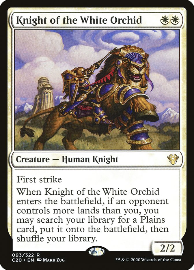 Knight of the White Orchid [Commander 2020] | Gamers Paradise