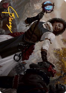 Skaab Wrangler Art Card (Gold-Stamped Signature) [Innistrad: Midnight Hunt Art Series] | Gamers Paradise