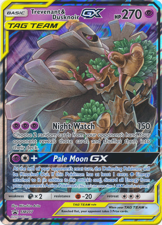 Trevenant & Dusknoir GX (SM217) (Jumbo Card) [Sun & Moon: Black Star Promos] | Gamers Paradise