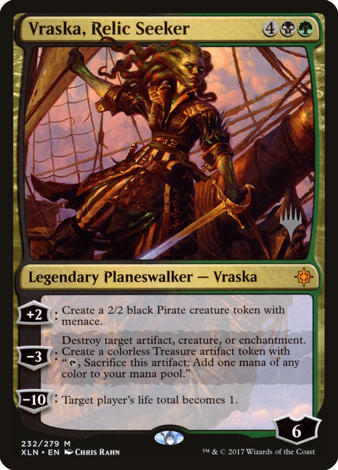 Vraska, Relic Seeker (Promo Pack) [Ixalan Promos] | Gamers Paradise