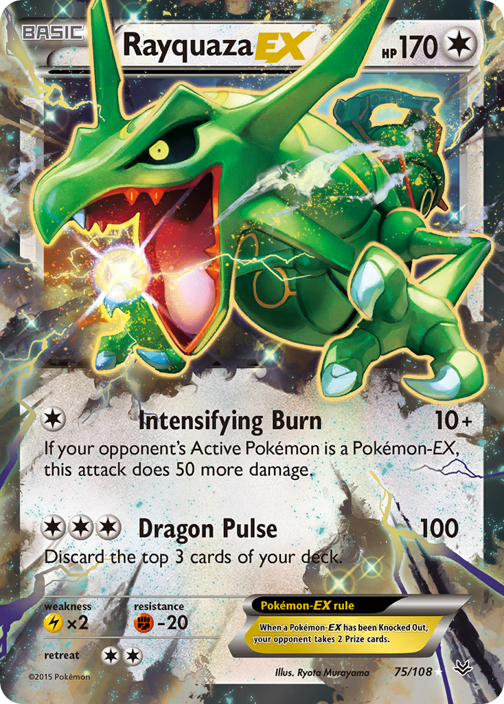 Rayquaza EX (75/108) [XY: Roaring Skies] | Gamers Paradise