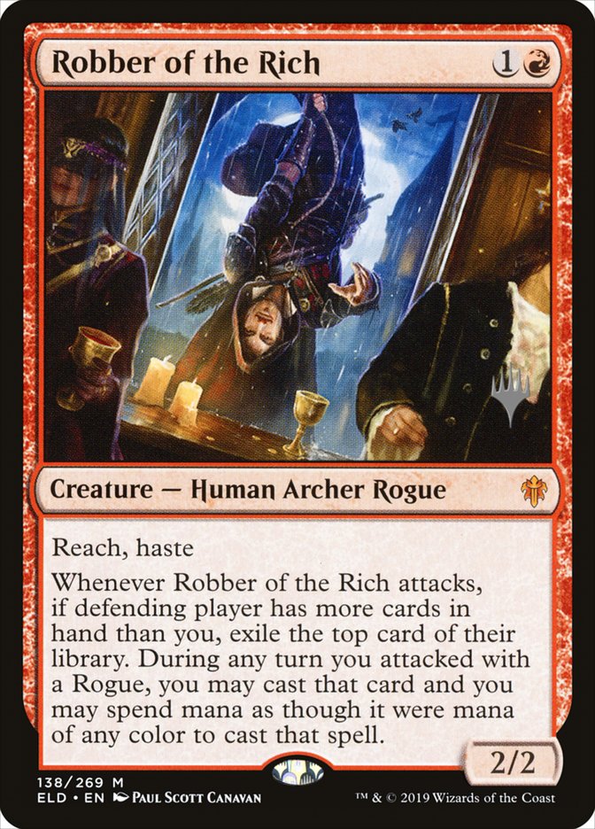 Robber of the Rich (Promo Pack) [Throne of Eldraine Promos] | Gamers Paradise