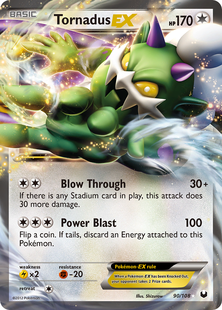 Tornadus EX (90/108) [Black & White: Dark Explorers] | Gamers Paradise