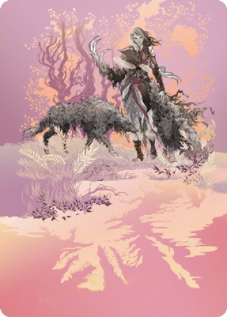 Arlinn, the Pack's Hope 2 Art Card [Innistrad: Midnight Hunt Art Series] | Gamers Paradise