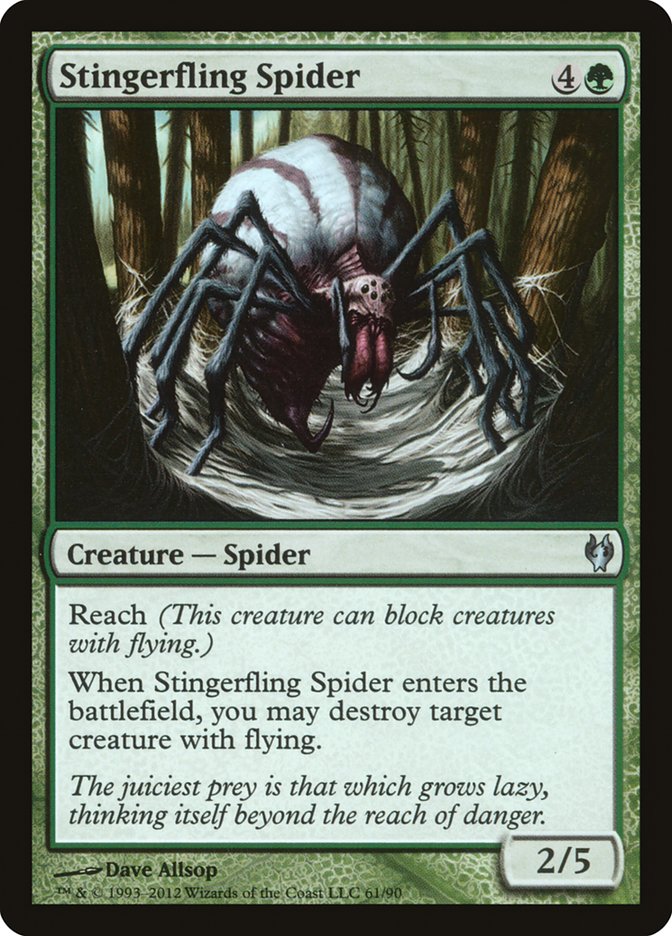 Stingerfling Spider [Duel Decks: Izzet vs. Golgari] | Gamers Paradise