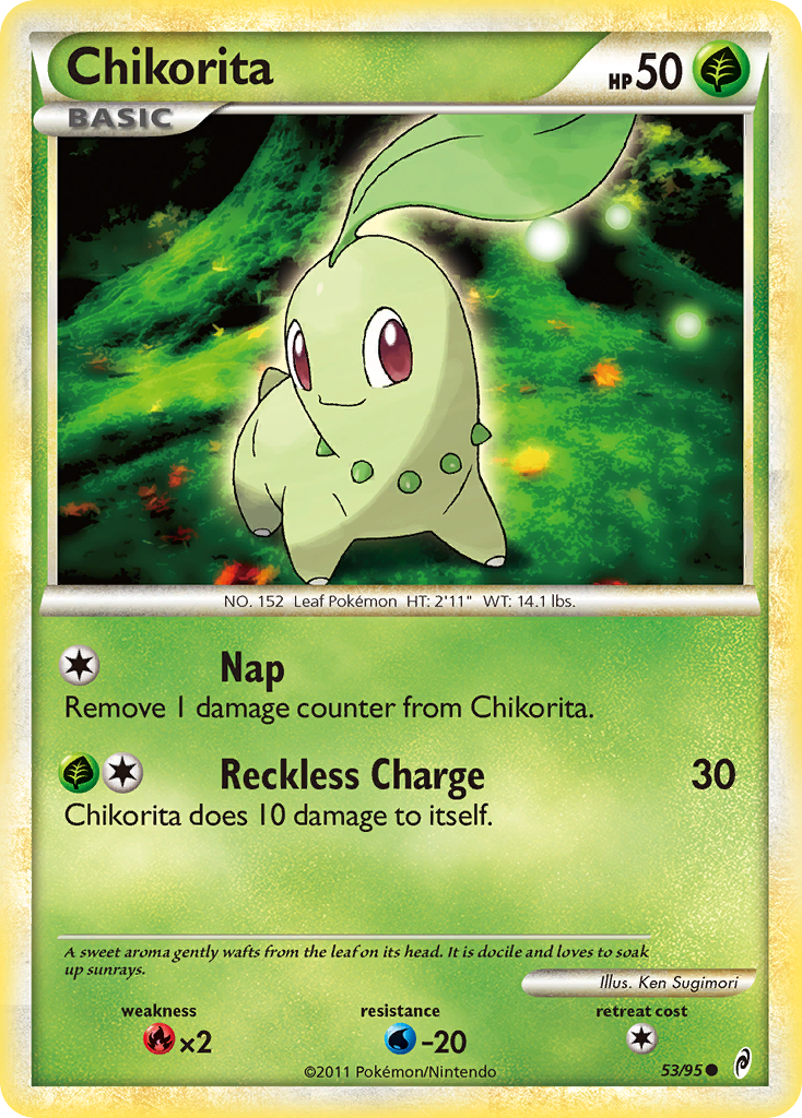 Chikorita (53/95) [HeartGold & SoulSilver: Call of Legends] | Gamers Paradise