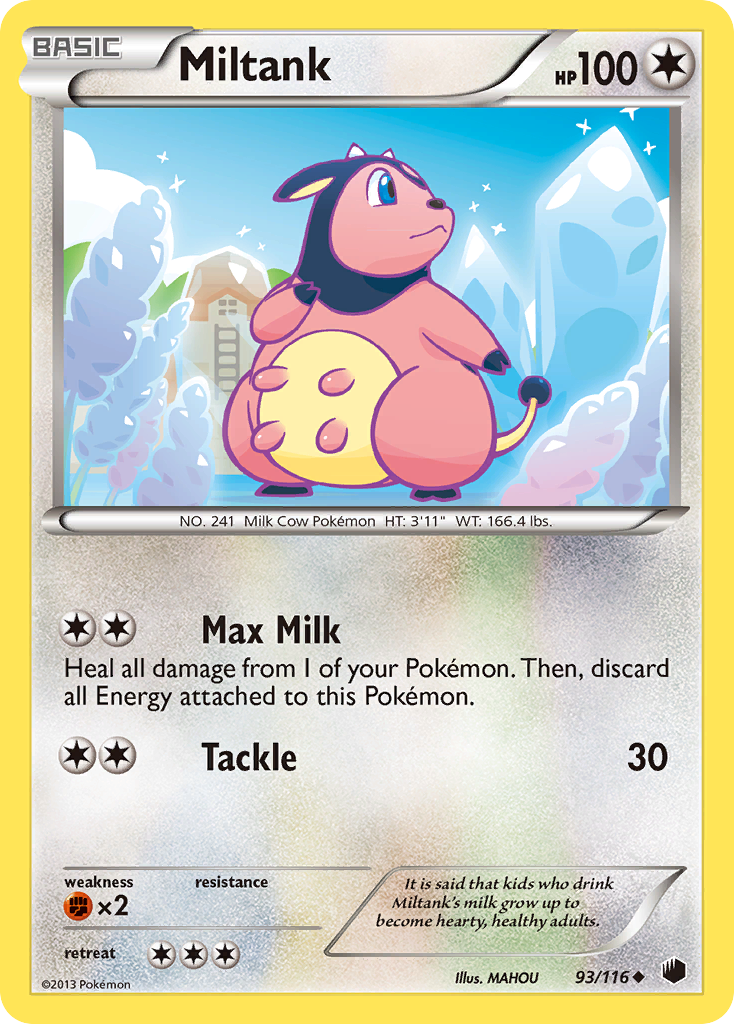 Miltank (93/116) [Black & White: Plasma Freeze] | Gamers Paradise