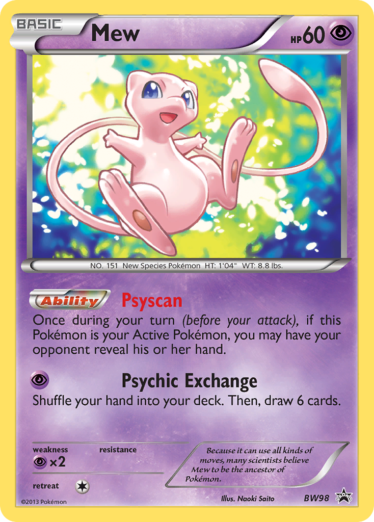 Mew (BW98) [Black & White: Black Star Promos] | Gamers Paradise