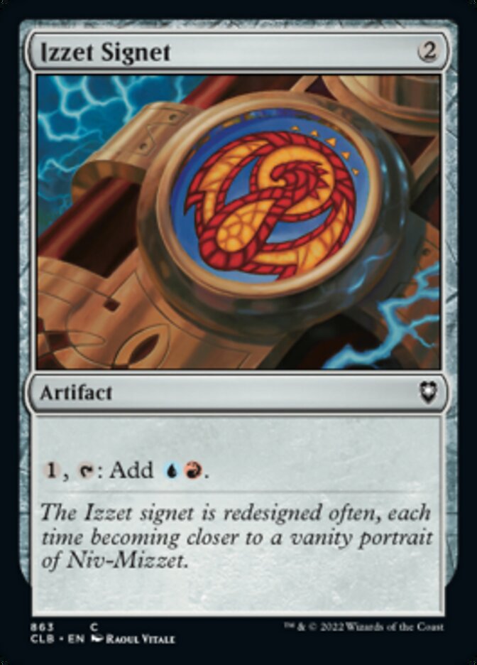 Izzet Signet [Commander Legends: Battle for Baldur's Gate] | Gamers Paradise