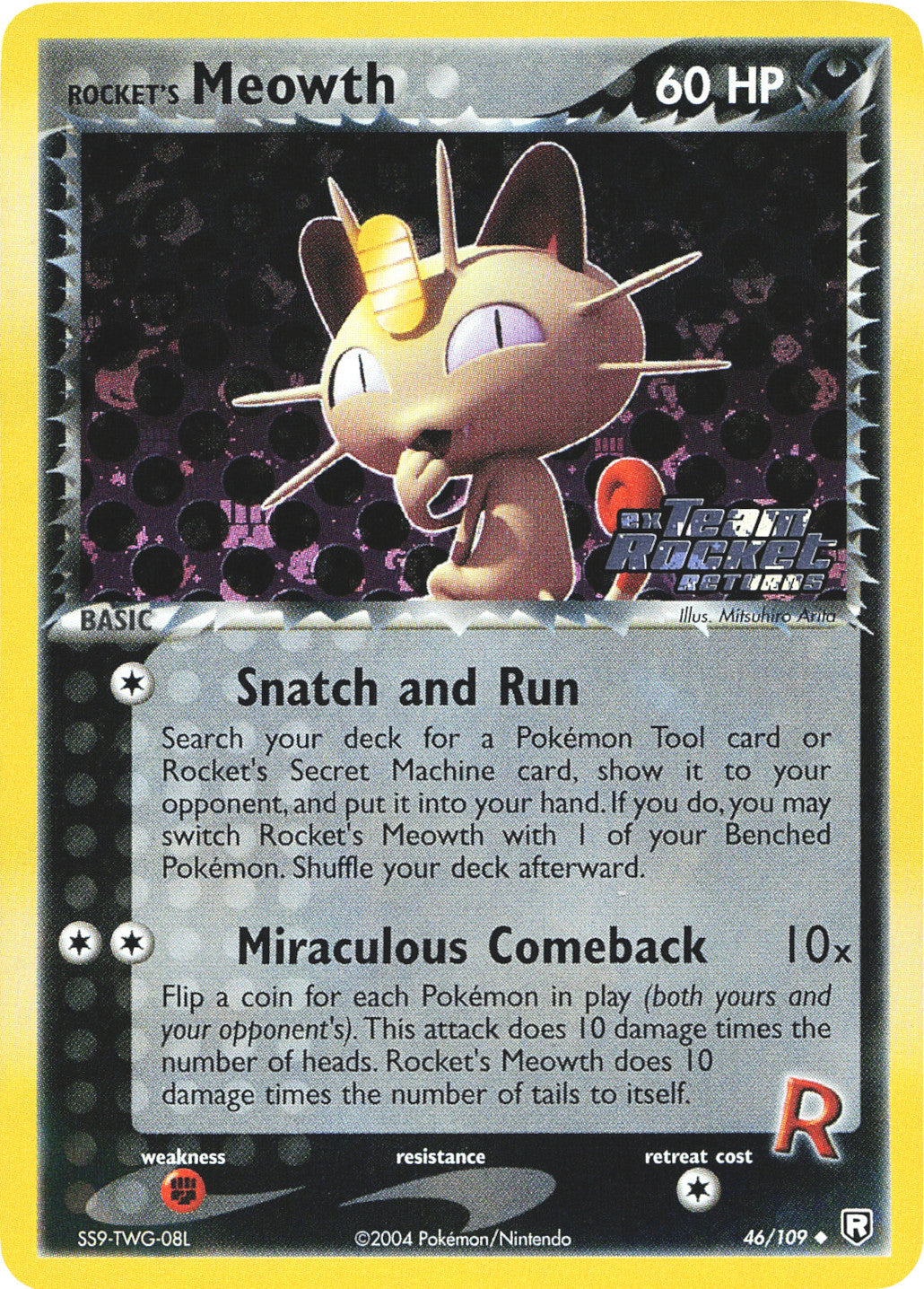 Rocket's Meowth (46/109) (Stamped) [EX: Team Rocket Returns] | Gamers Paradise