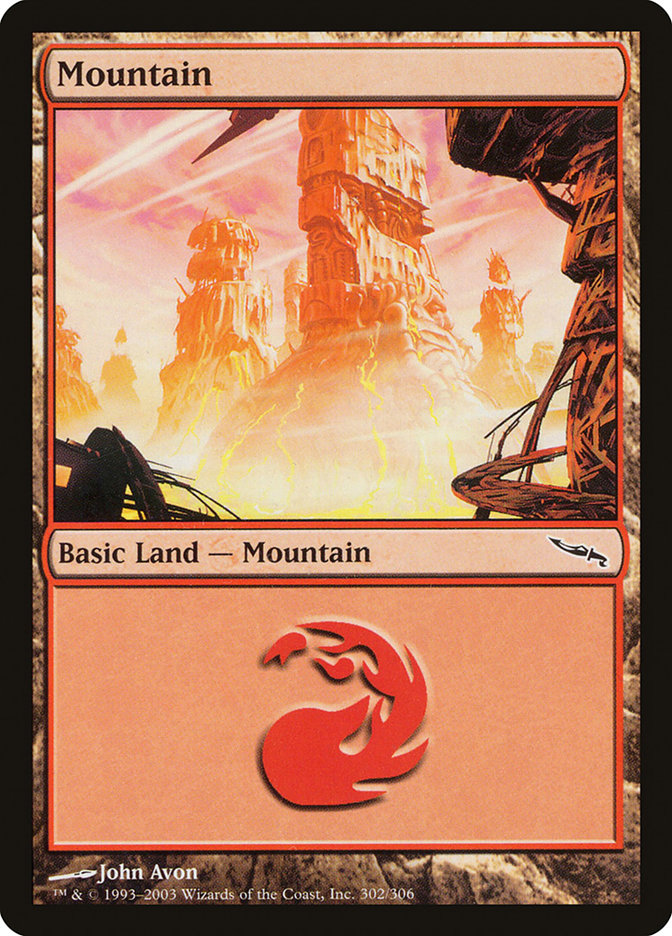 Mountain (302) [Mirrodin] | Gamers Paradise