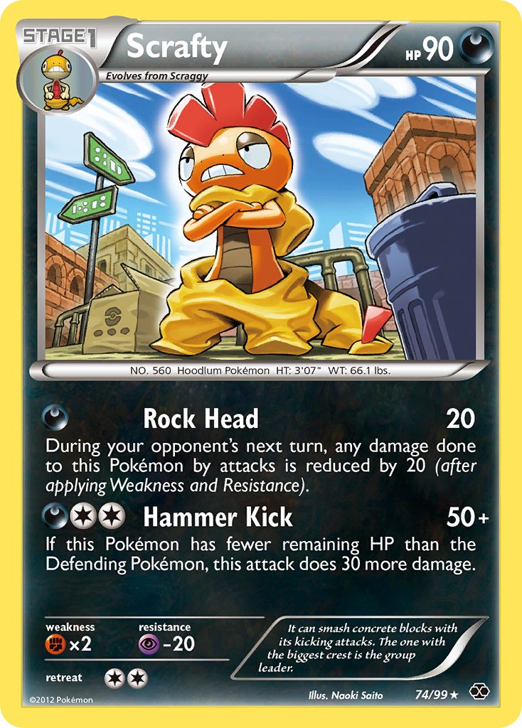 Scrafty (74/99) (Theme Deck Exclusive) [Black & White: Next Destinies] | Gamers Paradise