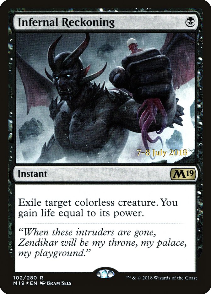 Infernal Reckoning [Core Set 2019 Prerelease Promos] | Gamers Paradise