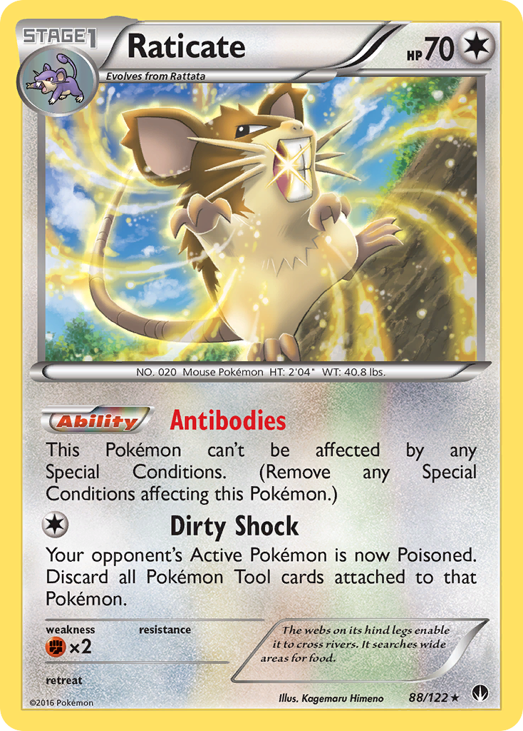Raticate (88/122) [XY: BREAKpoint] | Gamers Paradise