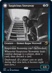 Suspicious Stowaway // Seafaring Werewolf [Innistrad: Double Feature] | Gamers Paradise