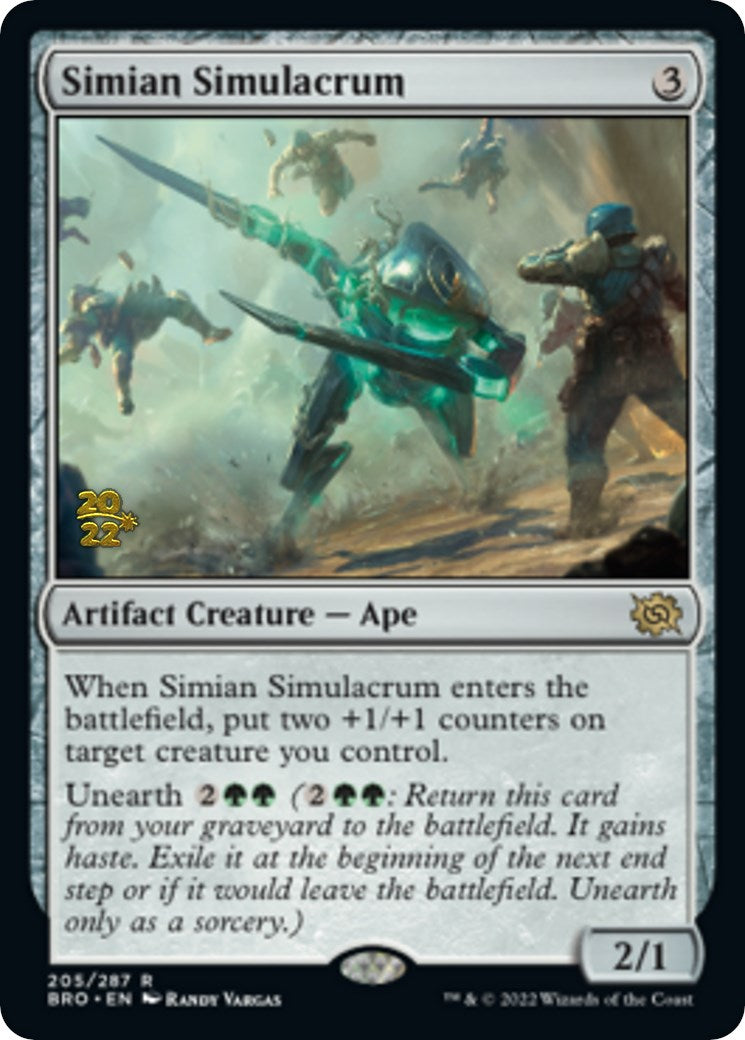 Simian Simulacrum [The Brothers' War Prerelease Promos] | Gamers Paradise