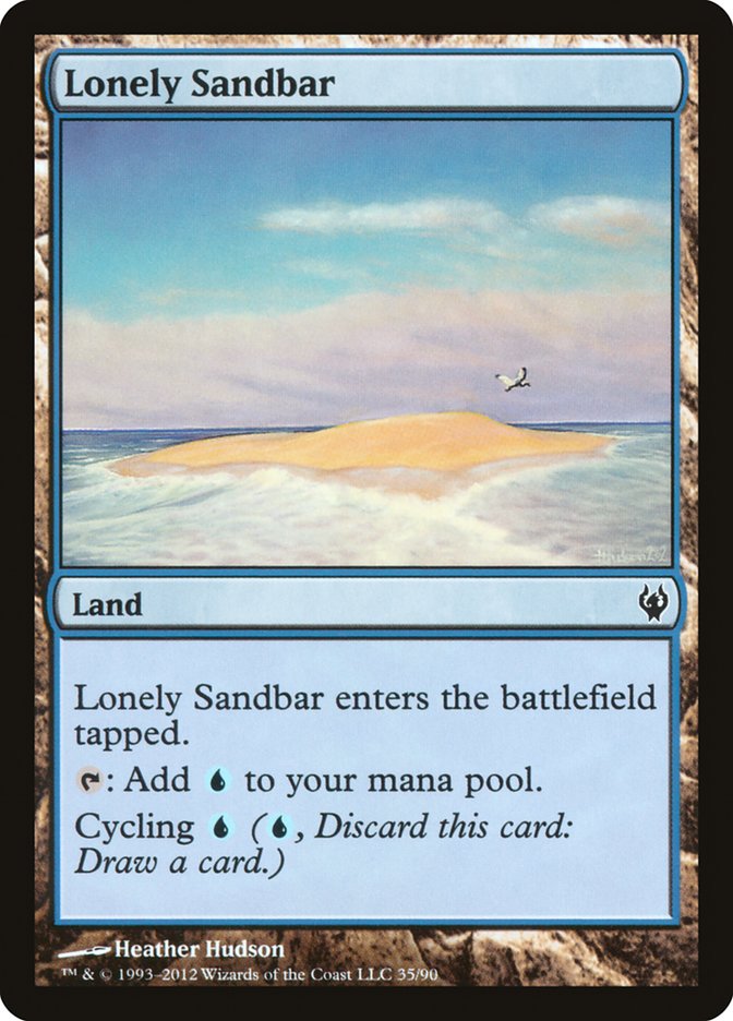 Lonely Sandbar [Duel Decks: Izzet vs. Golgari] | Gamers Paradise