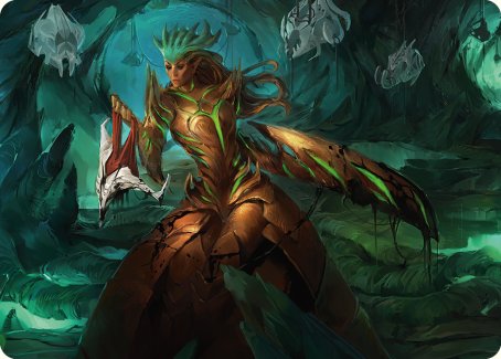 Glissa Sunslayer Art Card [Phyrexia: All Will Be One Art Series] | Gamers Paradise