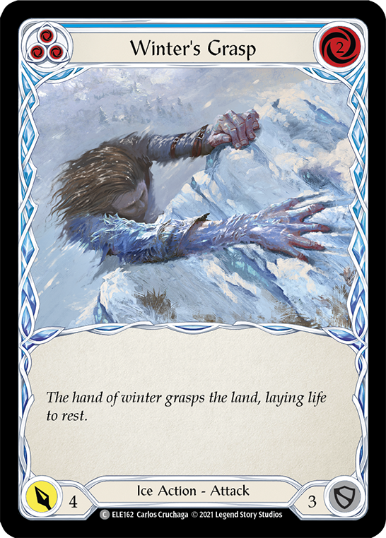 Winter's Grasp (Blue) [ELE162] (Tales of Aria)  1st Edition Normal | Gamers Paradise