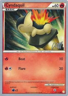 Cyndaquil (61/123) (Reshiphlosion - Christopher Kan) [World Championships 2011] | Gamers Paradise