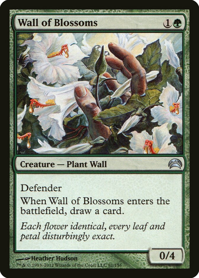 Wall of Blossoms [Planechase 2012] | Gamers Paradise