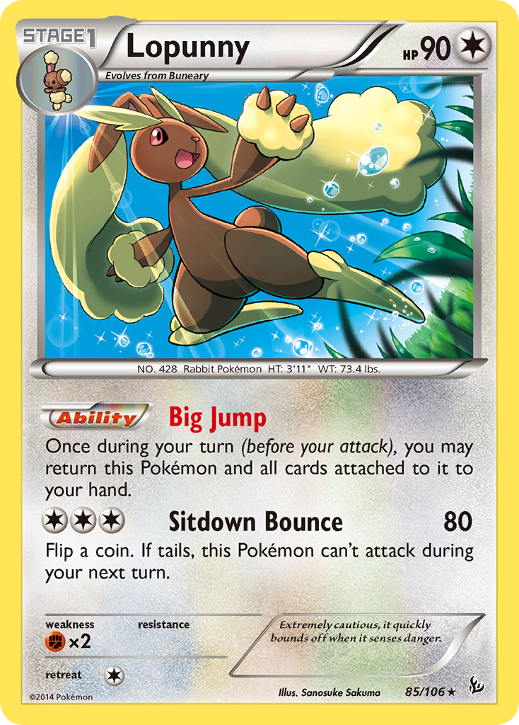 Lopunny (85/106) [XY: Flashfire] | Gamers Paradise