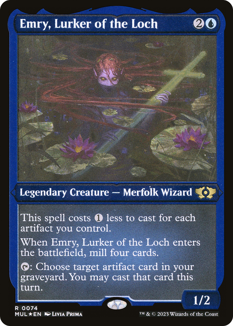 Emry, Lurker of the Loch (Foil Etched) [Multiverse Legends] | Gamers Paradise