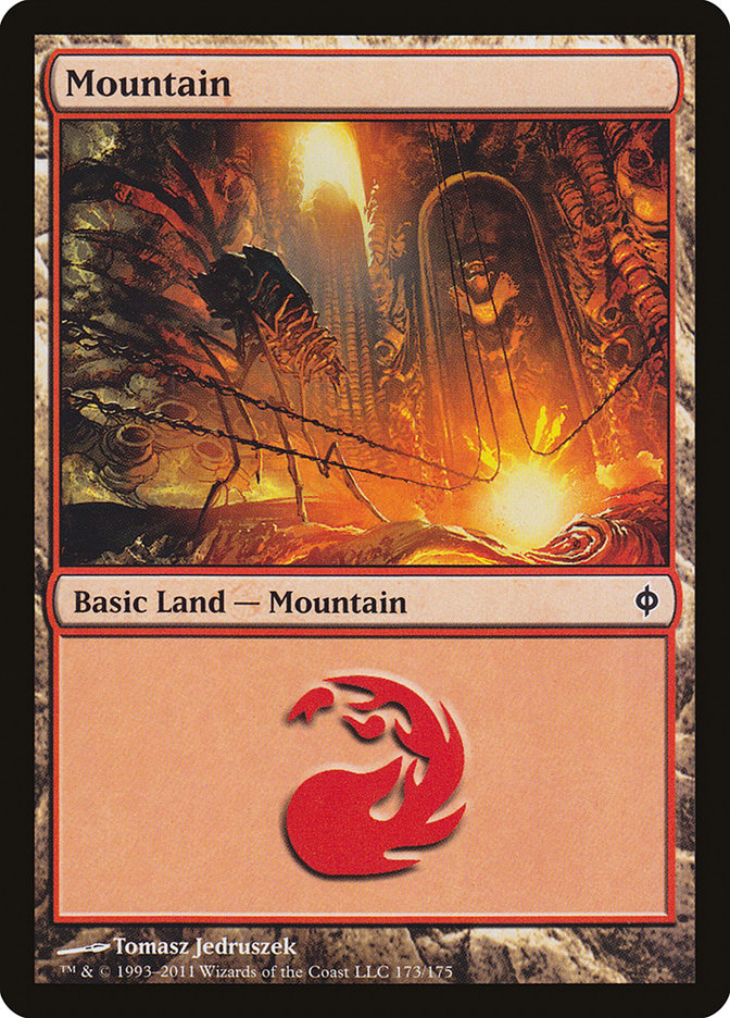 Mountain (173) [New Phyrexia] | Gamers Paradise