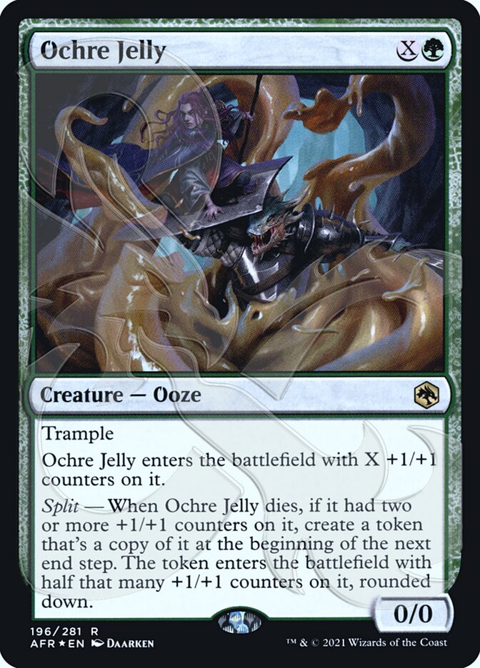 Ochre Jelly (Ampersand Promo) [Dungeons & Dragons: Adventures in the Forgotten Realms Promos] | Gamers Paradise