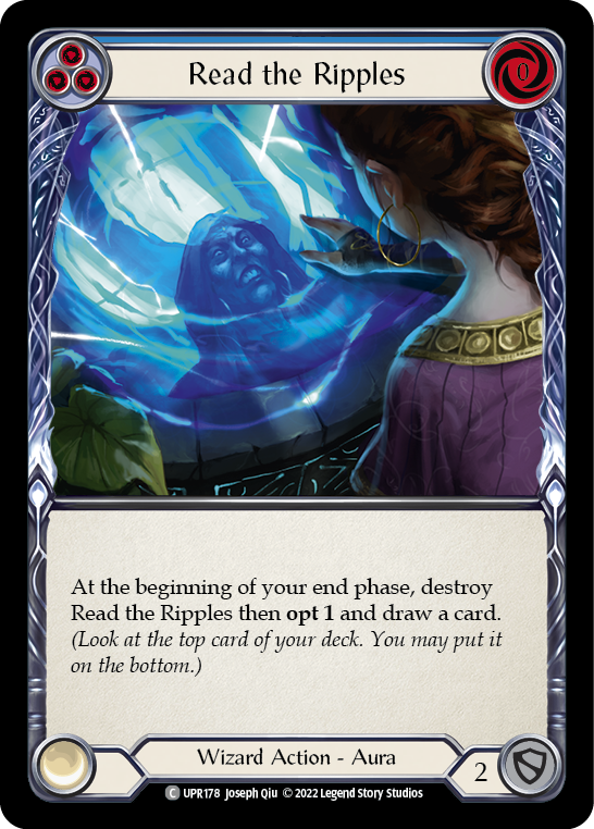 Read the Ripples (Blue) [UPR178] (Uprising)  Rainbow Foil | Gamers Paradise