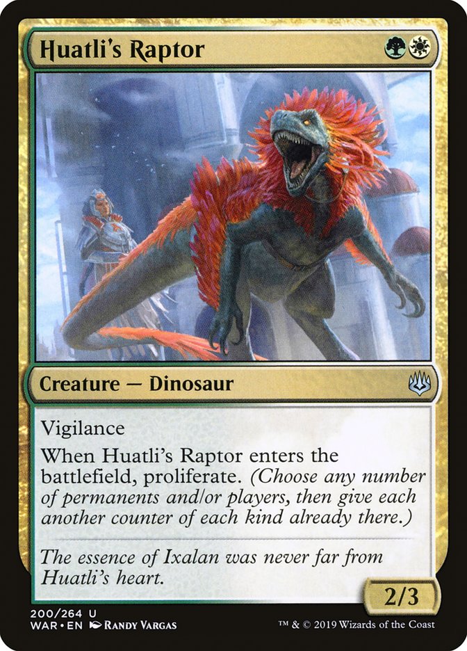 Huatli's Raptor [War of the Spark] | Gamers Paradise