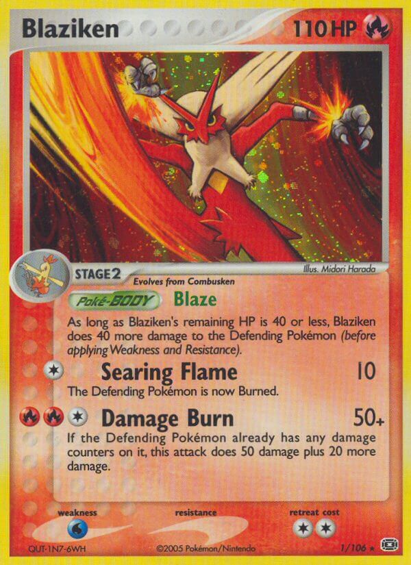 Blaziken (1/106) (Theme Deck Exclusive) [EX: Emerald] | Gamers Paradise