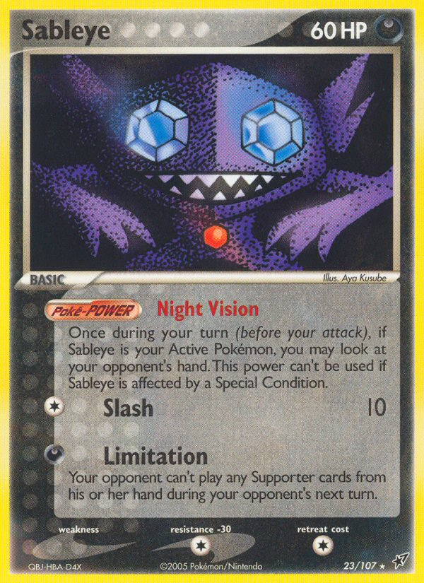 Sableye (23/107) [EX: Deoxys] | Gamers Paradise