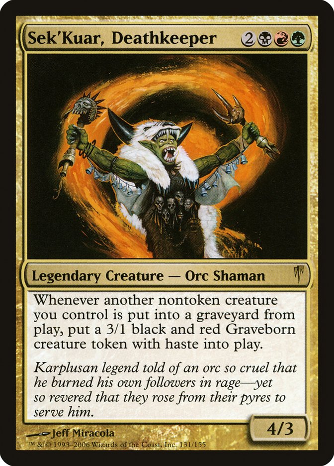 Sek'Kuar, Deathkeeper [Coldsnap] | Gamers Paradise