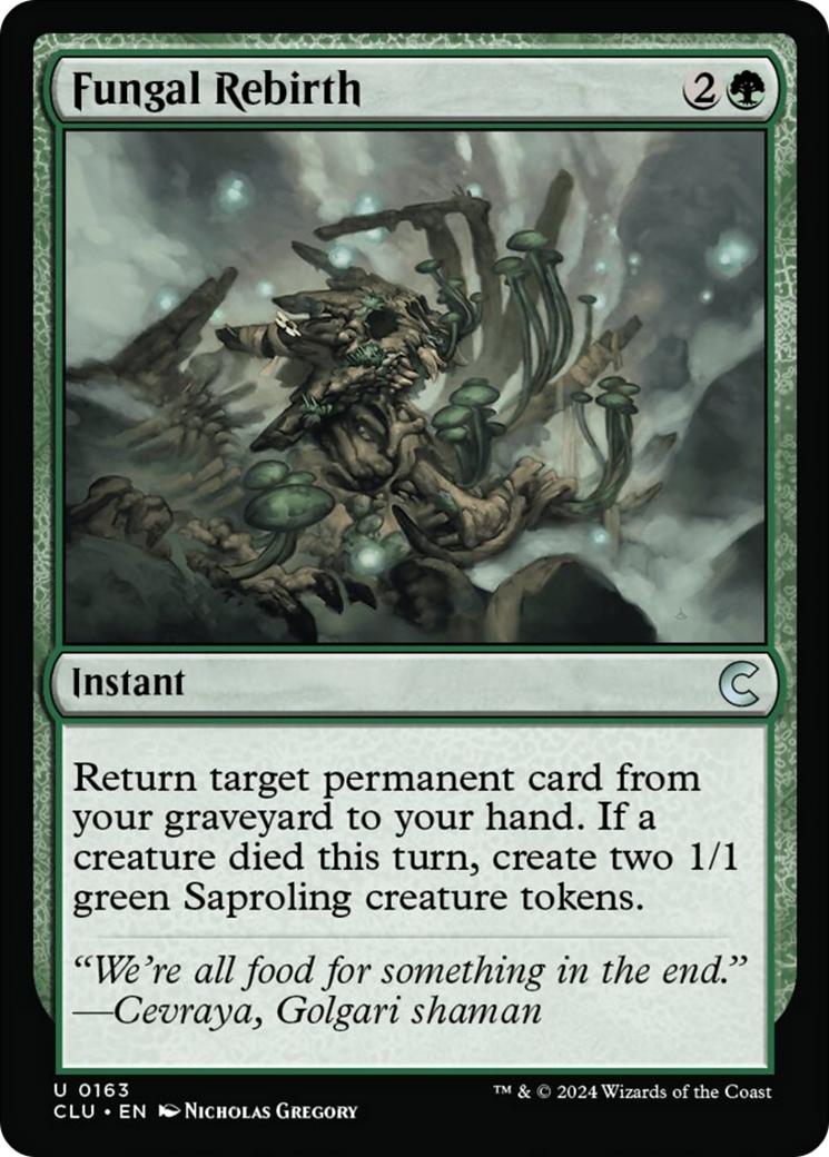 Fungal Rebirth [Ravnica: Clue Edition] | Gamers Paradise