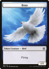 Bird // Kor Ally Double-Sided Token [Zendikar Rising Commander Tokens] | Gamers Paradise