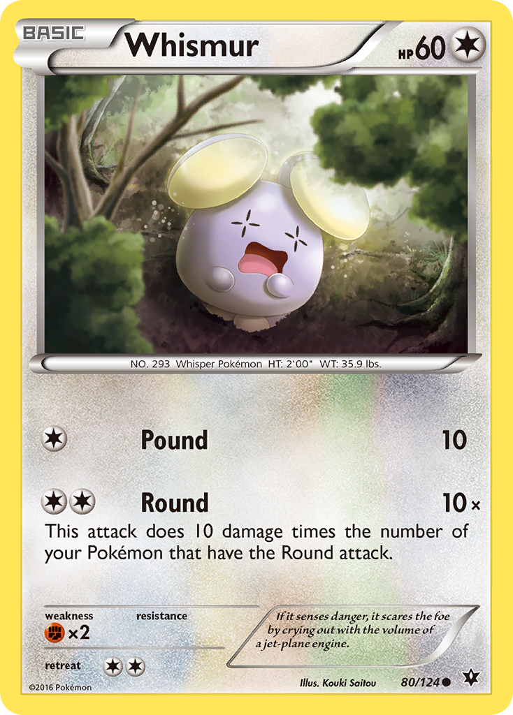 Whismur (80/124) [XY: Fates Collide] | Gamers Paradise
