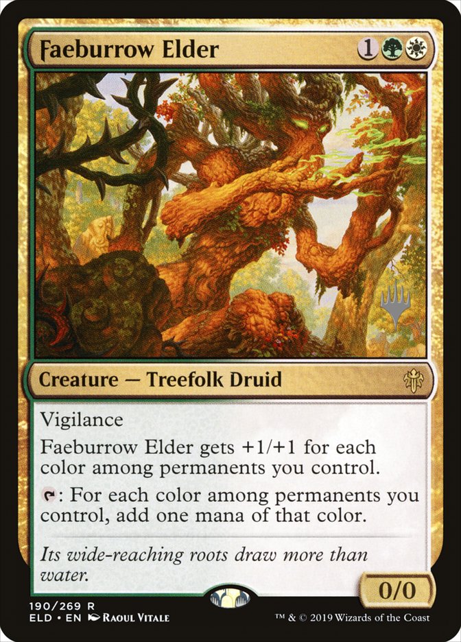 Faeburrow Elder (Promo Pack) [Throne of Eldraine Promos] | Gamers Paradise