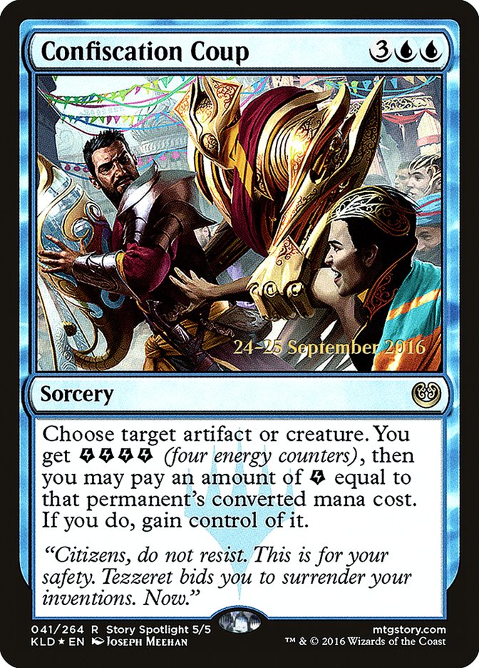 Confiscation Coup [Kaladesh Prerelease Promos] | Gamers Paradise