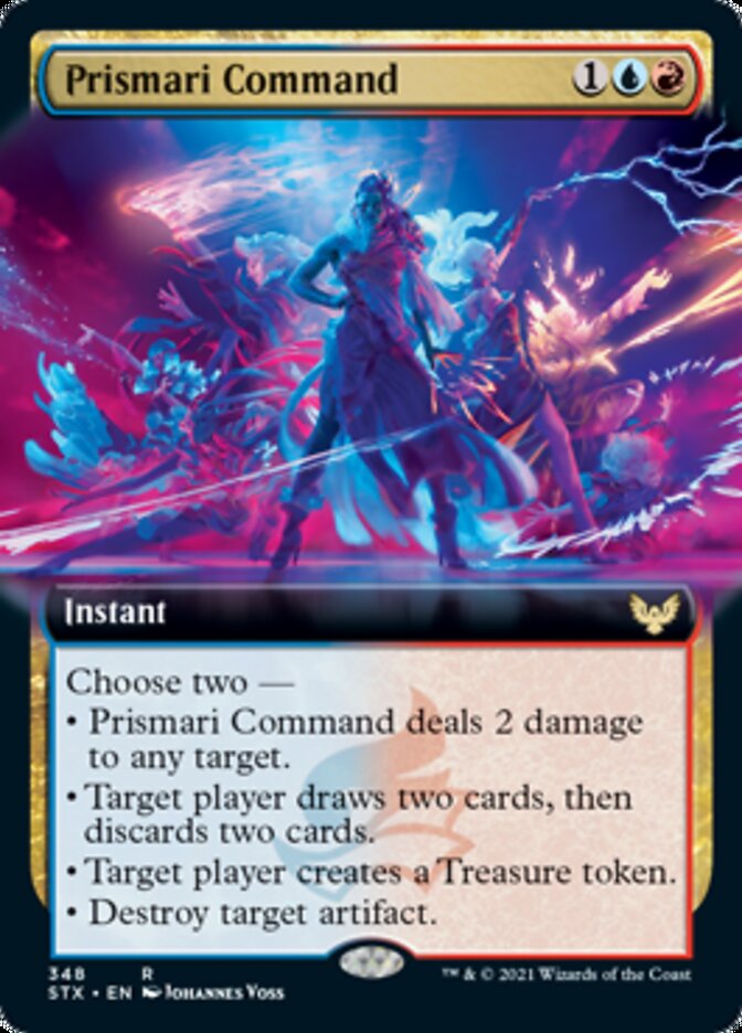 Prismari Command (Extended Art) [Strixhaven: School of Mages] | Gamers Paradise