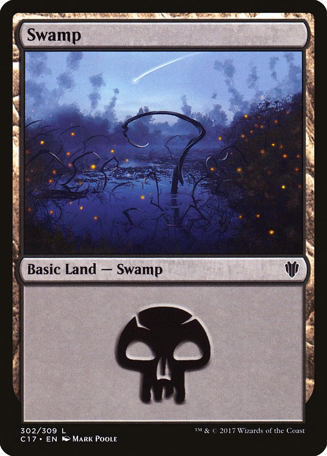 Swamp (302) [Commander 2017] | Gamers Paradise
